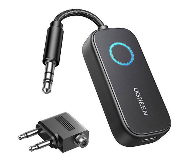 UGREEN Odbiornik BT 5.3 CM671 mini jack 3.5mm + adapter samolotowy - 1488933 - zdjęcie 2